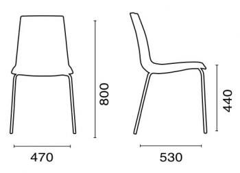 Стул прозрачный ReeHouse X-Treme S