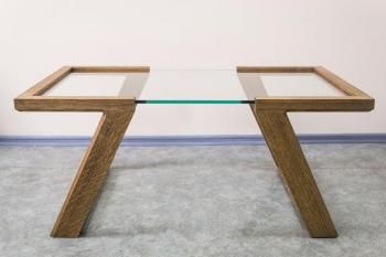 Прозрачное стекло/Ясень