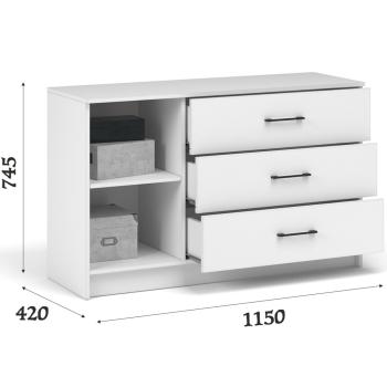 Комод Империал Чикаго 1д3ящ