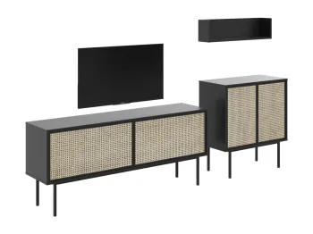 Фасад - Ротанг, Корпус - Черный