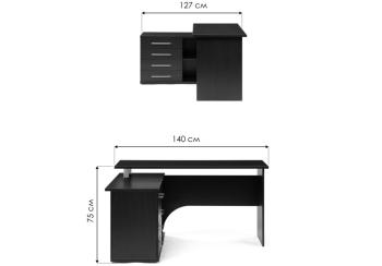 Компьютерный стол Woodville КСТ-109Л левый