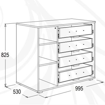 Комод FANT Омега 16