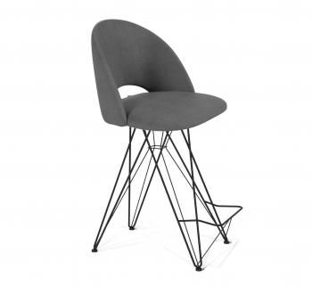 платиново-серый/черный муар