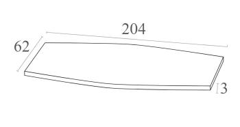 Матрас для шезлонга Siesta Slim