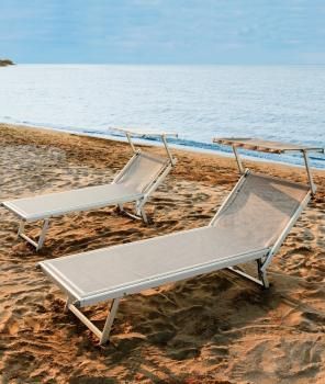 Шезлонг-лежак металлический ReeHouse Sun bed