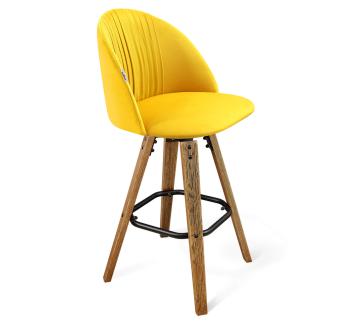 имперский жёлтый/дуб коричневый брашированный/черный муар