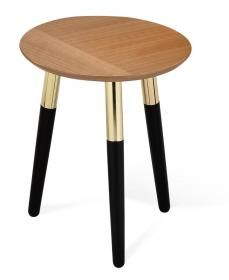 дуб весенний/черное дерево/латунь