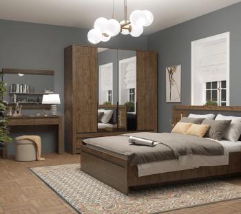 Кровать БРВ Мебель KADA S404-LOZ180х200 с мягким элементом