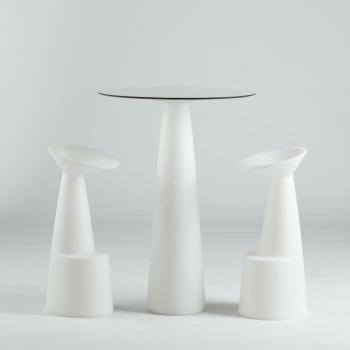 Стол из HPL пластика барный светящийся ReeHouse Hopla