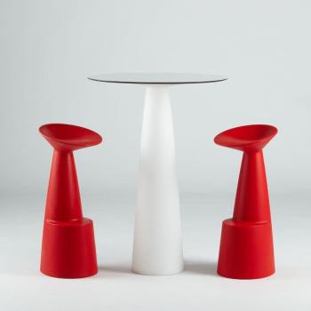 Стол из HPL пластика барный светящийся ReeHouse Hopla