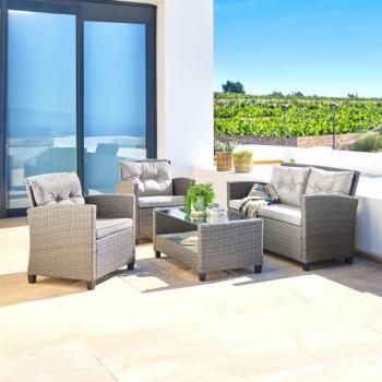Комплект плетеной мебели Афина AFM-805B