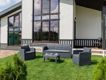 Цвет пластика: гафит/Цвет подушек:графит