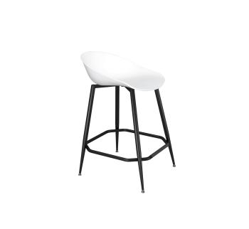 Белый/черный муар