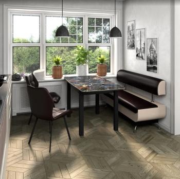 Венге/венге + Черный/Борнео Умбер