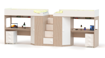 дуб сонома/белая