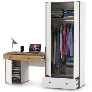 Набор мебели для школьника Mobi Вуди Компоновка № 21 12.42 + 13.138