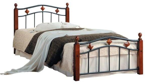 SINGLE 90*200 Черный/Красный дуб