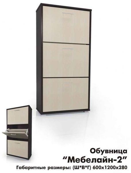 Обувница Мебелайн «Мебелайн – 2»