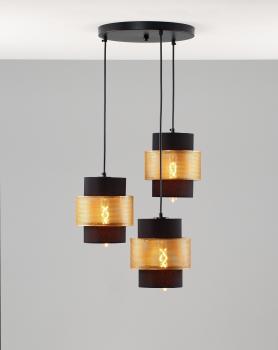 матовый черный/золотой