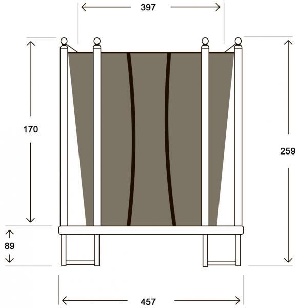 Батут Hasttings Classic Green (4,6 м)