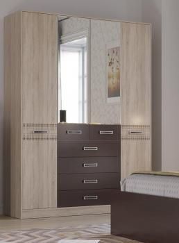 Шкаф 4-х дверный с ящиками Гранд Кволити РУМБА 4-4817
