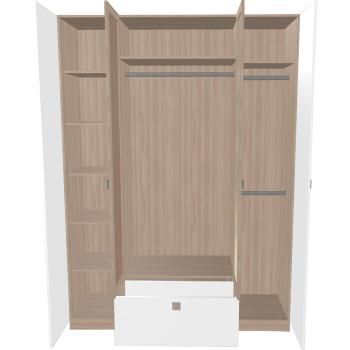 Шкаф четырехстворчатый Ника М24 Глэдис