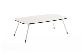 Каркас белый муар, цвет столешницы молочный