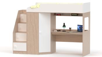 дуб сонома/белая