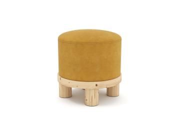 Горчичный велюр