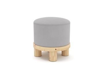 Светло-серый велюр