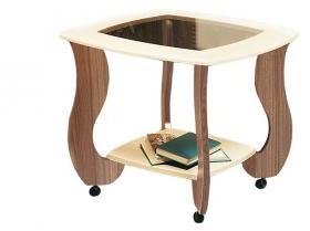 Стол журнальный Олимп Сатурн - М01 с пескоструем