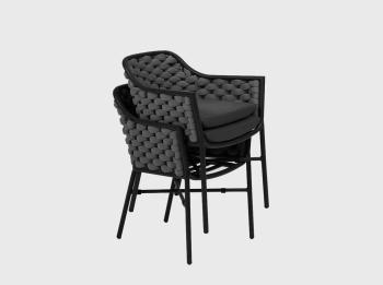 Кресло плетеное с подушками ReeHouse Torino