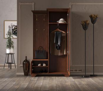 Шкаф с вешалкой БРВ Мебель KENTAKI S320-PPK/110P