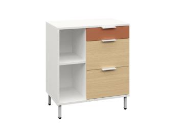 Белый PE шагрень, Плэйн, Безмолвная Пустыня К514 SU