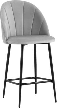 Велюр светло-серый