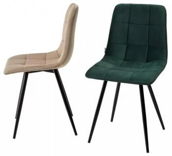 Стул M-CITY UNO 25 Велюр, черный каркас