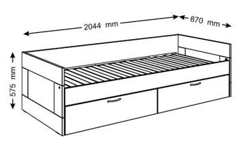 Кровать раздвижная Гуд Лакк Сириус 80х200