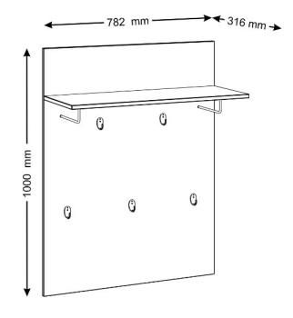 Вешалка Гуд Лакк Сириус 78х100