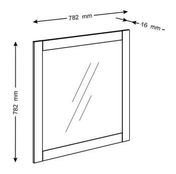 Зеркало навесное Гуд Лакк Сириус 78х78