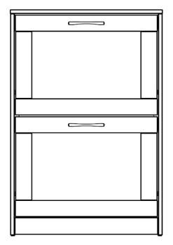 Обувница Гуд Лакк Сириус 60х89