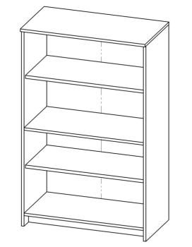 Тумба Гуд Лакк Сириус 78х123 (2 двери)