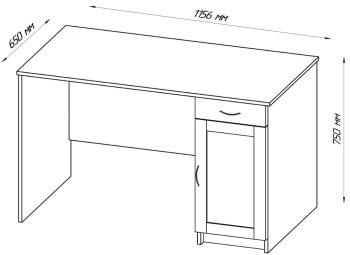 Стол письменный Гуд Лакк Кастор 116х65