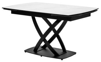 KL-99 Белый мрамор / черный каркас