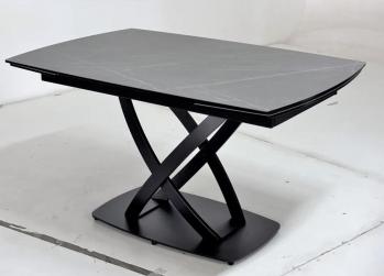 KL-136 Серый мрамор / черный каркас