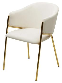 MOMO-01 молочный, велюр