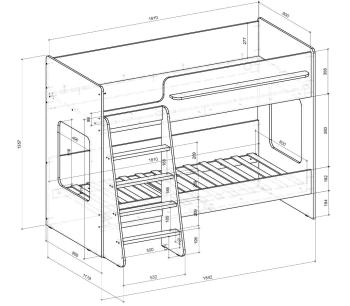 Двухърусная кровать Ridgimmi 8