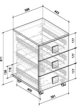 Кровать-чердак с угловым шкафом и столешницей Ridgimmi 11.3