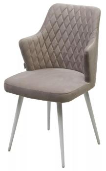 ЛАТТЕ #25, велюр / белый каркас