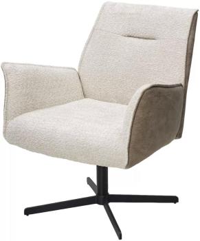 XD841-02 Бежевый, букле/ GINO-101 Бежевый, ткань/ Черный