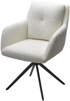 Белый XD841-01, букле / черный каркас